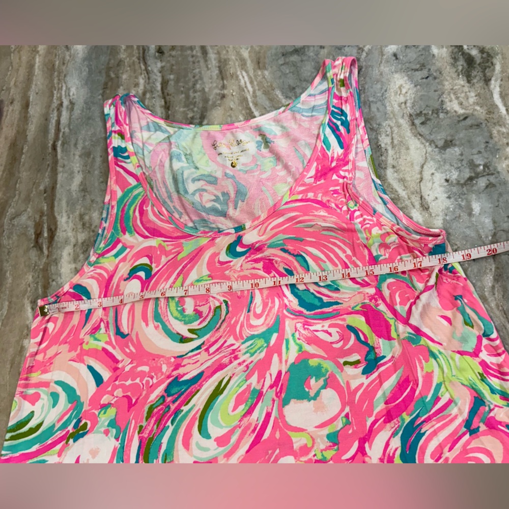 Women’s LILLY PULITZER Raz Berry Rose All Day Knit Pajama Set- Size L/XL - Picture 3 of 5